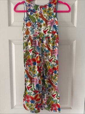 Boden Girls Floral Tropical Print One-Piece - Multicolor
